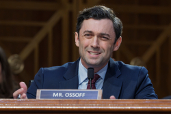 Sen. Ossoff Goes Low, and It's Working