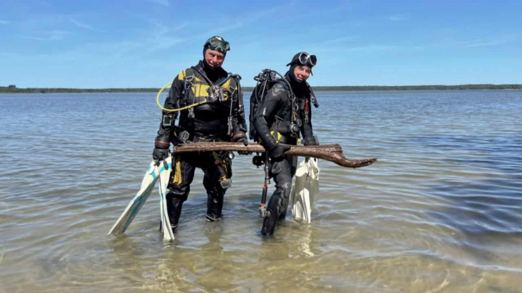 Divers Found a Stone Age Construction Under a German Lake