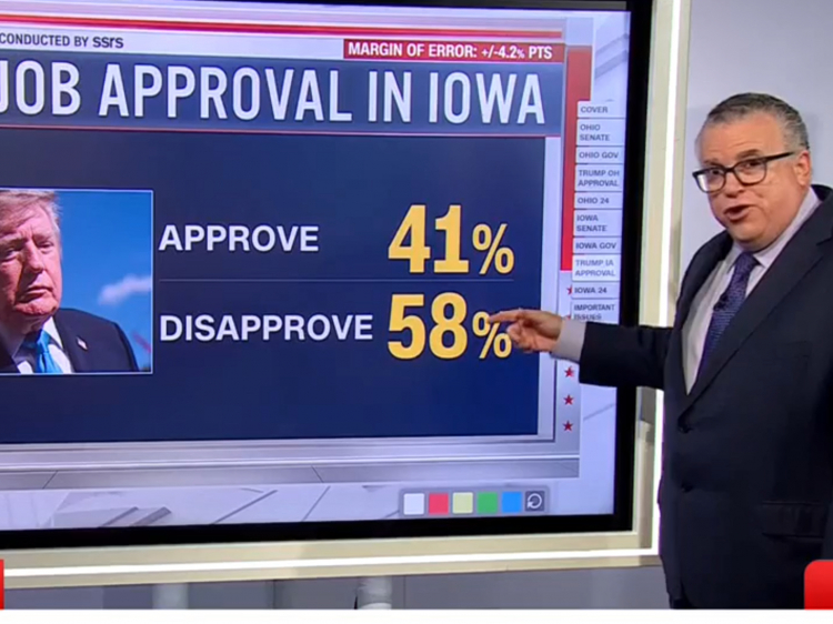 CNN Poll: Trump's Approval Falls To 36% In Ohio, 41% In Iowa; 3 In 4 ...